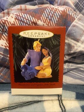 Vintage 1990’s Hallmark Keepsake Ornament Pocahontas & Captain John Smith